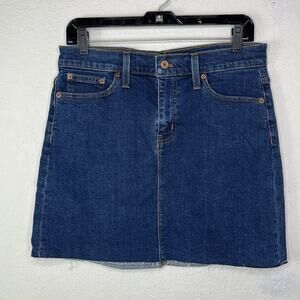 J. Crew Mercantile Denim Mini Skirt Size 2 Stl L0576 NWT, Casual, Classic, Fall